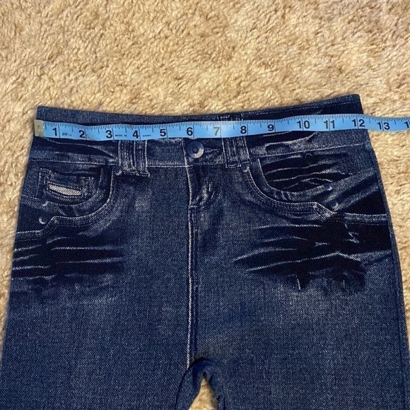 Candy  Couture Jean look Leggings (Small) - Picture 5 of 7